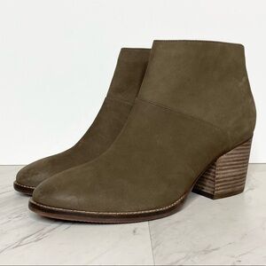 Blondo Nelli Green Gray Waterproof Leather Bootie 11M